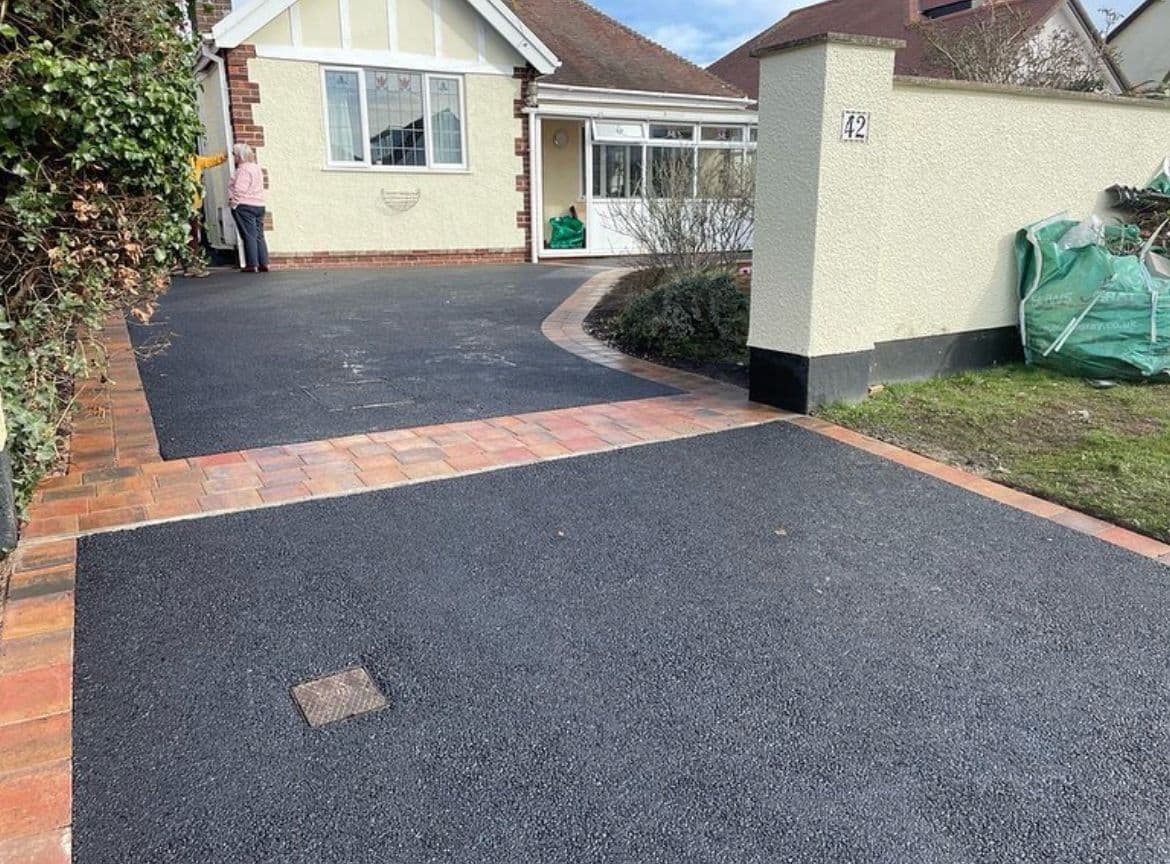 Dropped kerb installation completed to council specification — enabling legal driveway access in Bristol