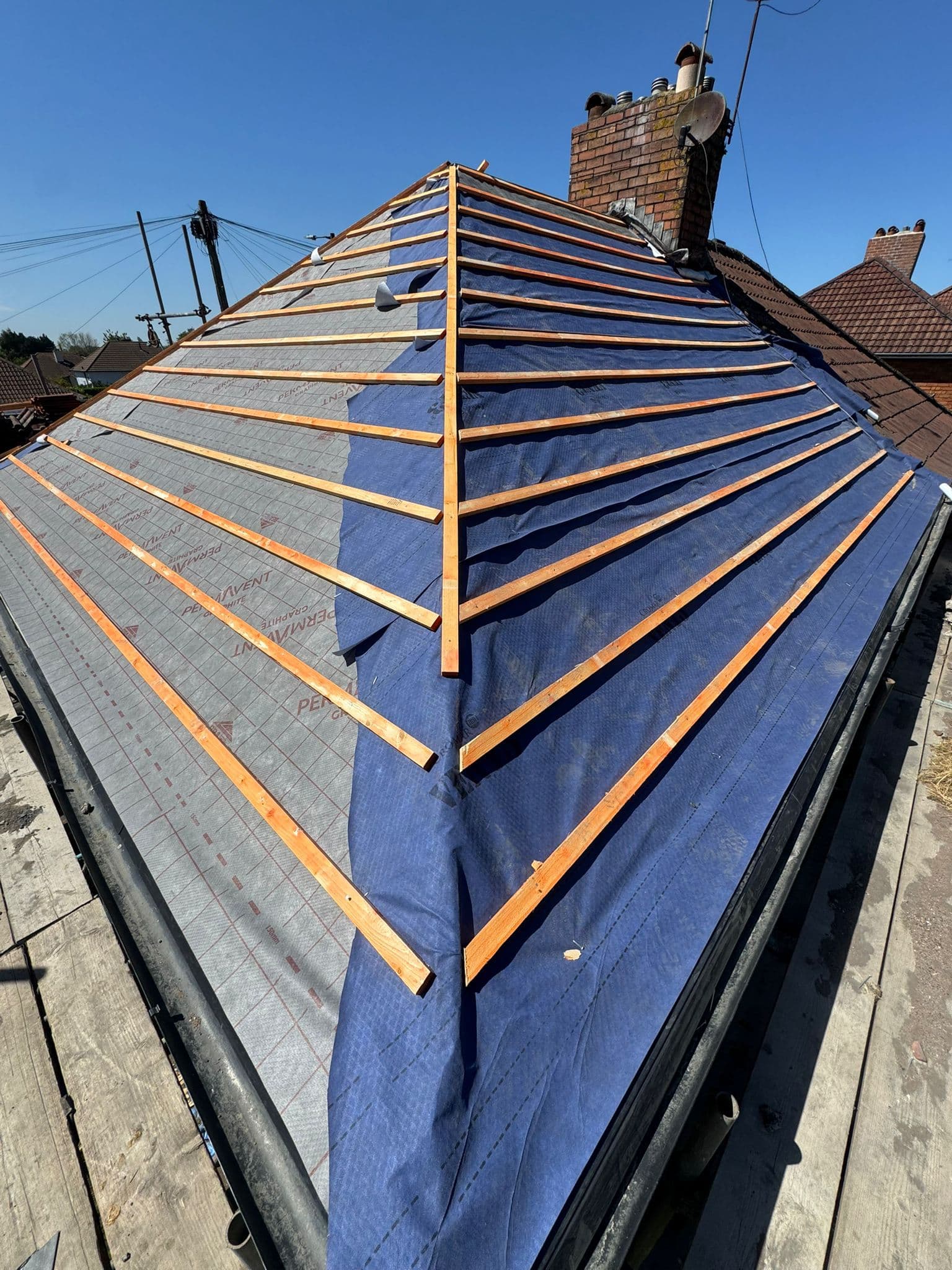 Full re-roof completed — clean, watertight finish on a Bristol property